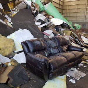 Disposal of the unwated old sofa