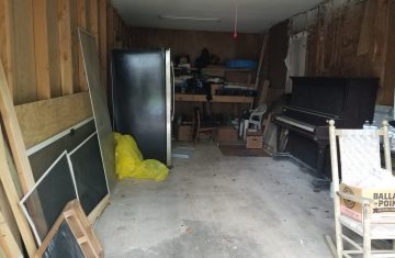 Garage cleanout and piano removal